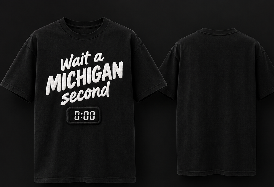 Wait a Michigan Second tee — front and back